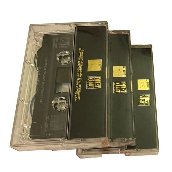 Les Misérables Cassette  Tapes Complete Symphonic Recording 3 Tapes FULL SET - Picture 5 of 5